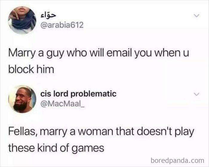 Who’ll Email You When You Block Him