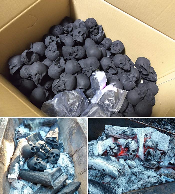 This Skull Shaped Charcoal Takes BBQ To The Next Level