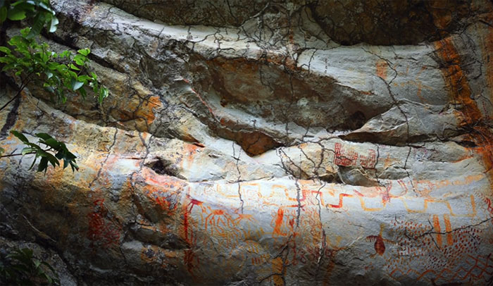 8 Miles Of Prehistoric Paintings Is Discovered In Remote Amazonia And It Showcases Animals That Are Long Gone By Now