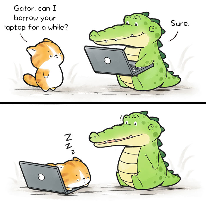 I Create These Adorable Animal Comics To Spread Some Positivity