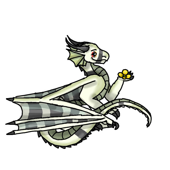 This Is A Drawing Of A Dragon I Did On My Laptop, I Hope You Guys Like It! (This Came From A Series Of Drawings That I Made Of Peoples Fish As Dragons, This Was A Angel Fish Named Cooper.)