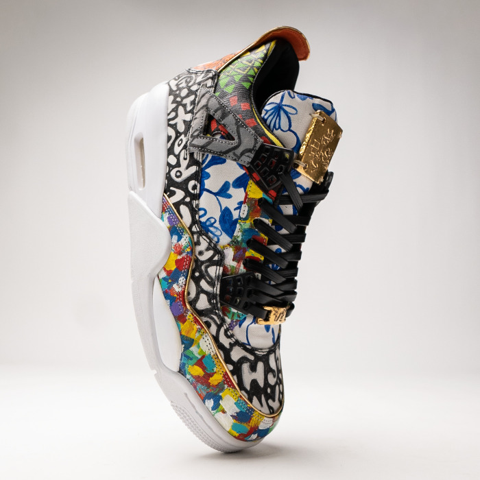 Artist Roberto Lugo Creates 2 Sneaker Masterpieces