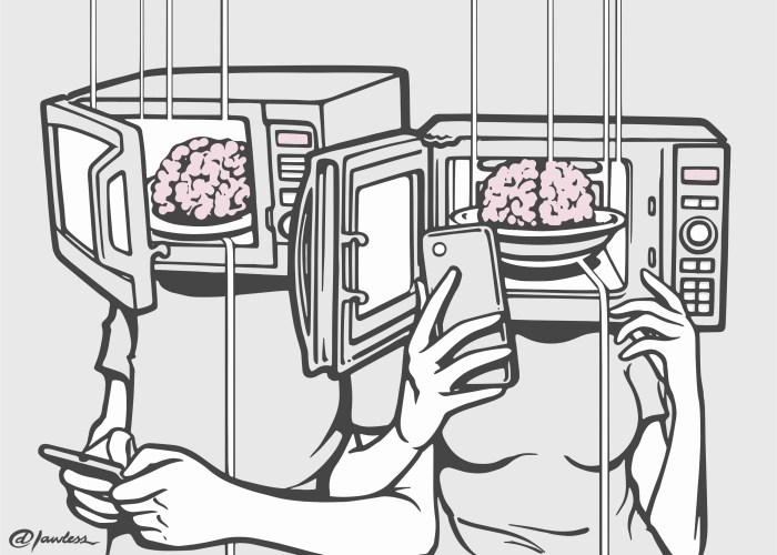 Narcicity: My Illustrations Show Modern-Day Issues