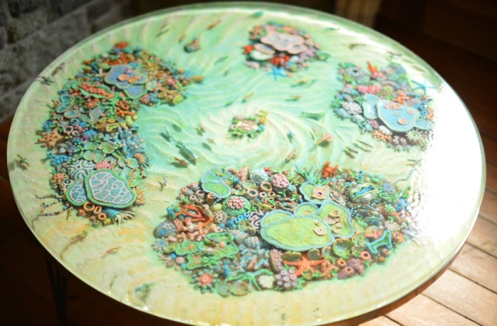 I Built The Most Beautiful Coral Reef Table