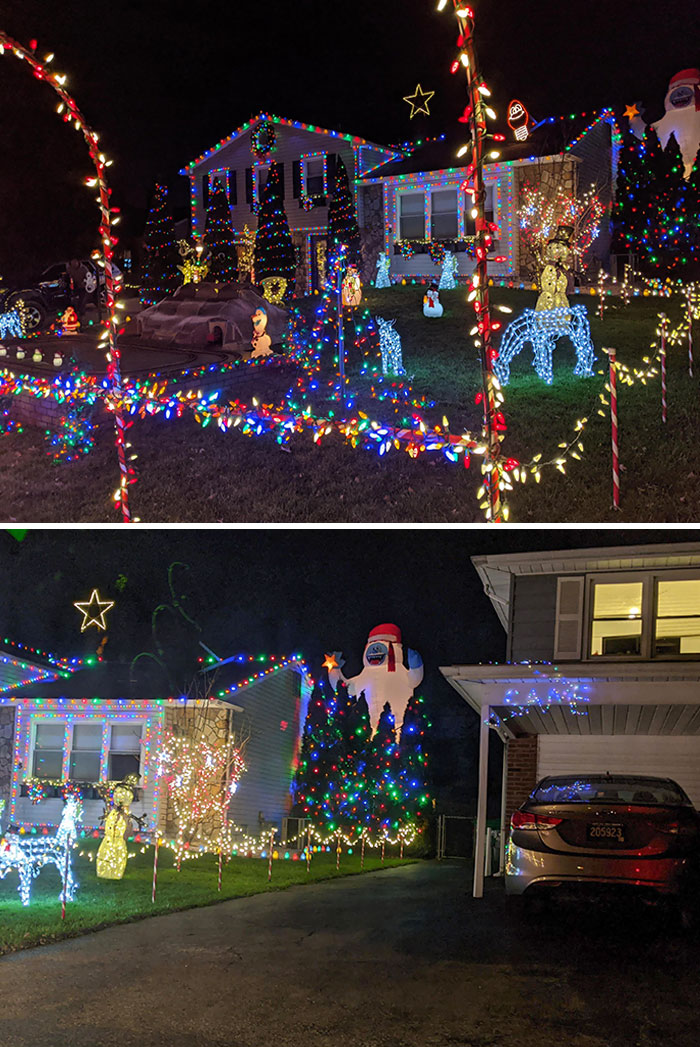 Best Decoration - A House In Our Neighborhood. And Their Neighbor - Same