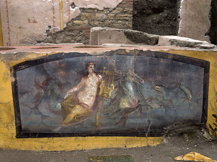 A "Fast Food" Shop Is Uncovered In Pompeii, Depicting Some Of The Dishes They Would Eat