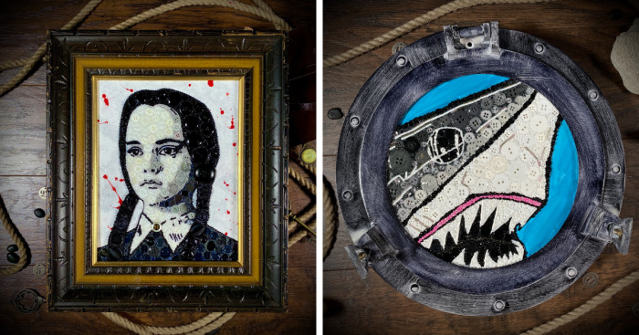 My Art From Button And Beads