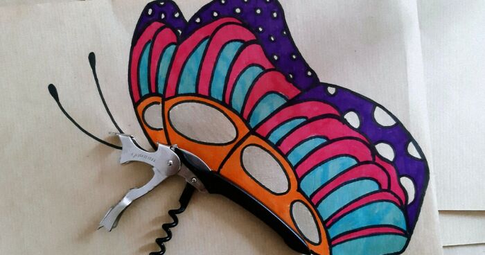 I Invite People To Create Art With Objects They Find At Home, Share Yours! (Closed)