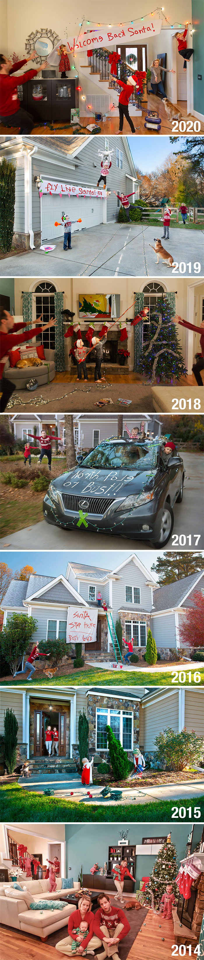 For 7 Years I’ve Tried To Capture The Essence Of Raising Kids In Our Christmas Cards. Here Is This Year’s Card