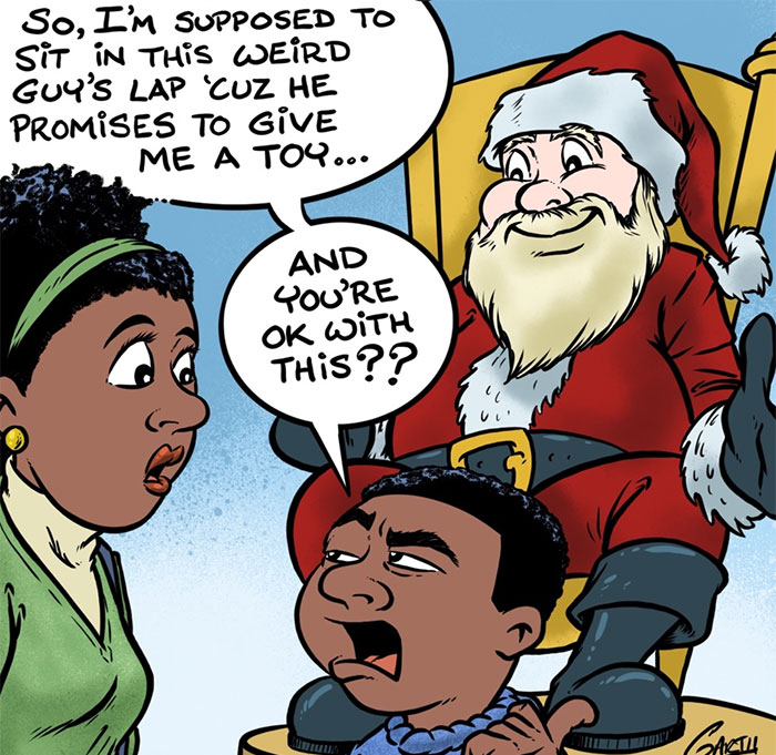 Here Are My 19 Humorous Cartoons About Christmas