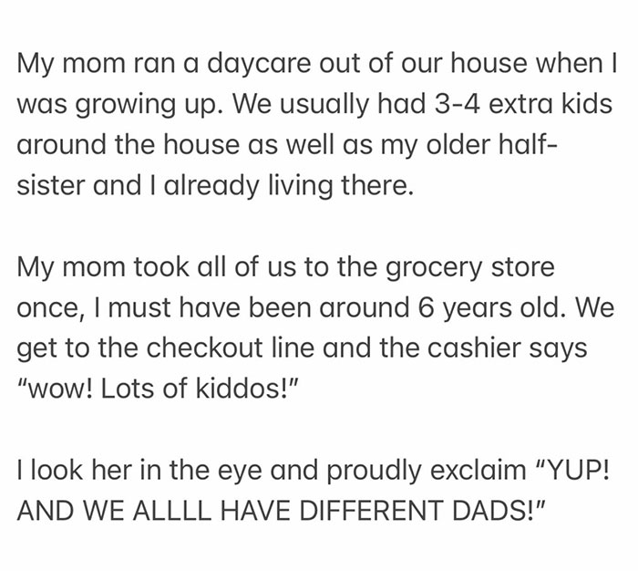 My Mom Still Brings This Story Up To Me. Never Living It Down