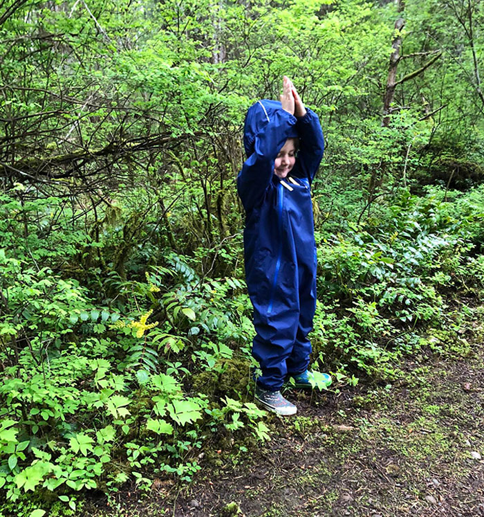 My Girlfriend's Nephew Playing Hide And Seek. He’s A Tree