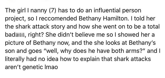 She Still Thinks I’m Lying