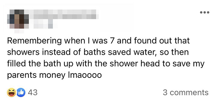 Screenshot of a social media post humorously showing a kid’s logic struggle, reflecting hilarious pics about kids not born smart.