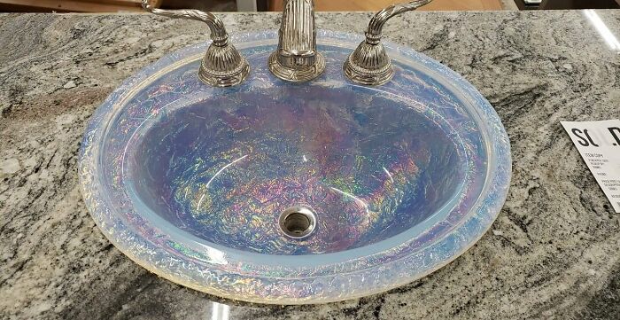 A Mermaids Sink, Anyone? Not Sure The Granite Top Does It Justice. Anyway, Seen At The Restore On 3rd, Wilmington, Nc. Did Not See The Price