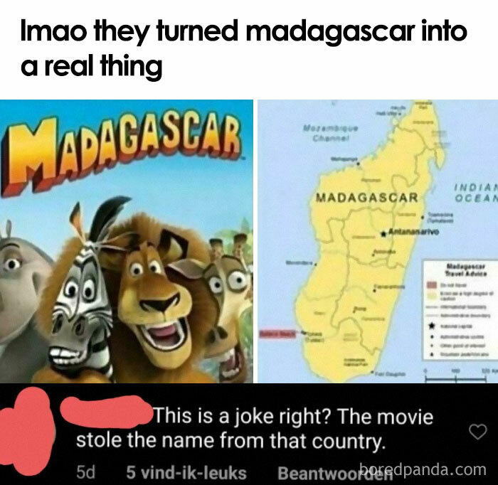 No Way, I Always Thought That It Was The Otherway Around