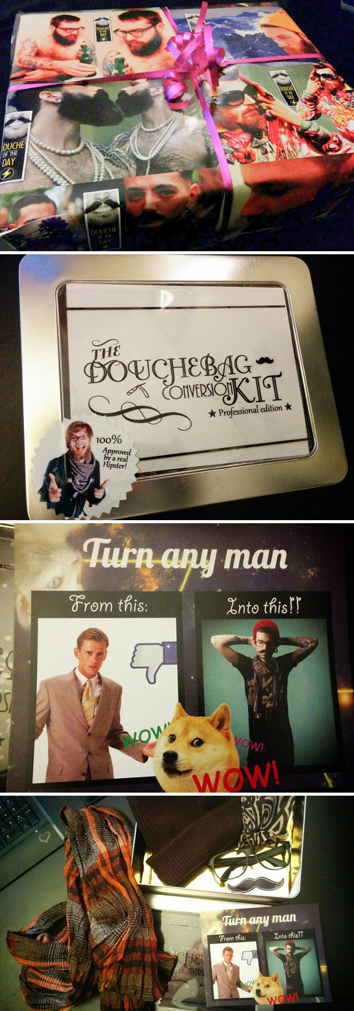 My Friend Likes Dating Hipsters, So I Made This Present For Her (Handcrafted, Organic, Vegetarian & Gluten-Free). She'll Be Pissed But It Will Be Worth It