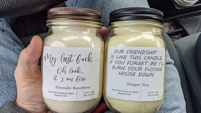 New Candles My Cousin Made For 2020. Had To Get Some