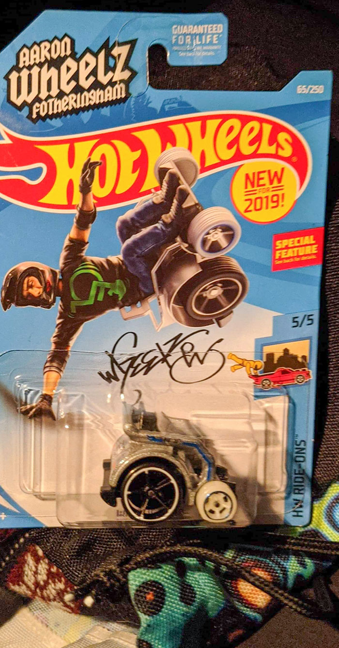 I'm 29 & Paralyzed From The Waste Down And I Got This From My 9-Year-Old Nephew Who's Named After Me