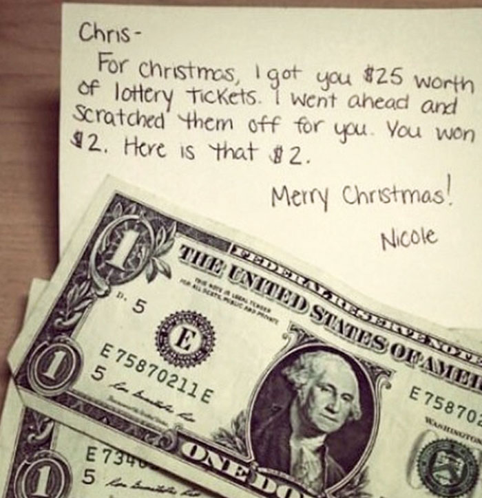 Lottery Scratch Tickets Make Good Last Minute Christmas Gifts
