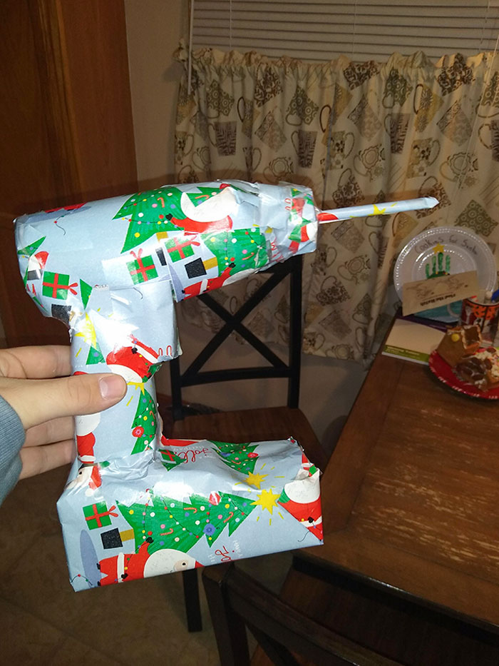 Finished Wrapping My Sister's Present. It's A Necklace