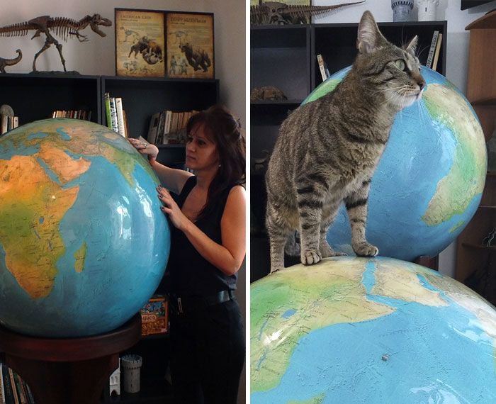 I Create Large Earth Globes From Gypsum And Natural Pigments (16 Pics)