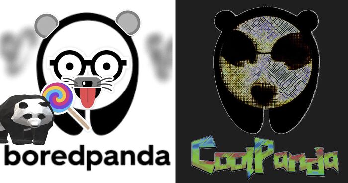 Hey Pandas, Photoshop The Bored Panda Logo (Closed)