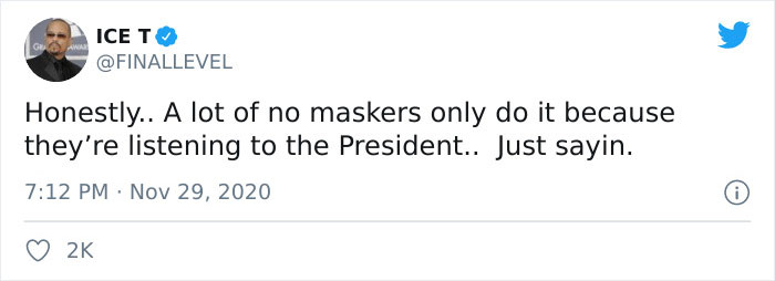 Ice-T Writes A Blunt And Brutal Post About His 'No-Masker' Father-In-Law Almost Dying From Covid-19 And It Goes Viral Ice-T Writes A Blunt And Brutal Post About His 'No-Masker' Father-In-Law Almost Dying From Covid-19 And It Goes Viral