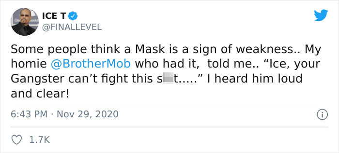 Ice-T Writes A Blunt And Brutal Post About His 'No-Masker' Father-In-Law Almost Dying From Covid-19 And It Goes Viral Ice-T Writes A Blunt And Brutal Post About His 'No-Masker' Father-In-Law Almost Dying From Covid-19 And It Goes Viral
