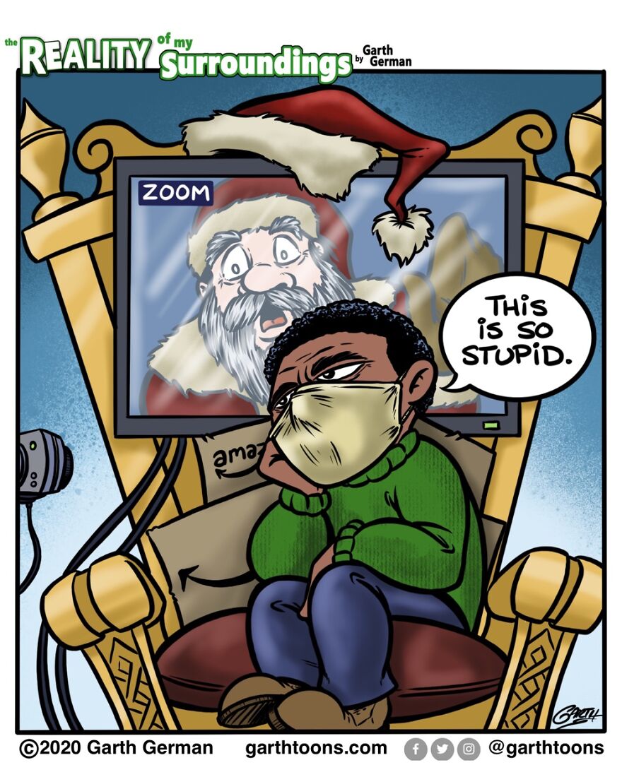 Zoom Santa