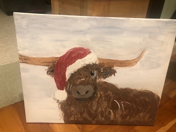 I Tried To Paint My Favorite Cow