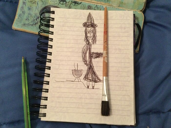 A Witch And Her Broom