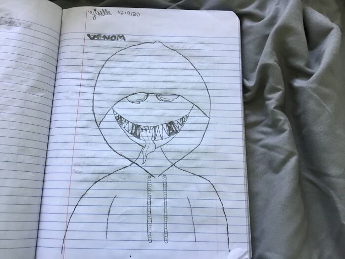 Crappy Venom I Drew Cause I Was Bored