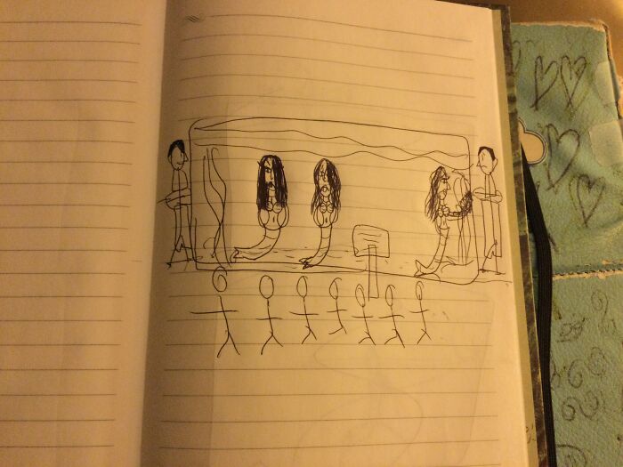 Mermaids In An Aquarium