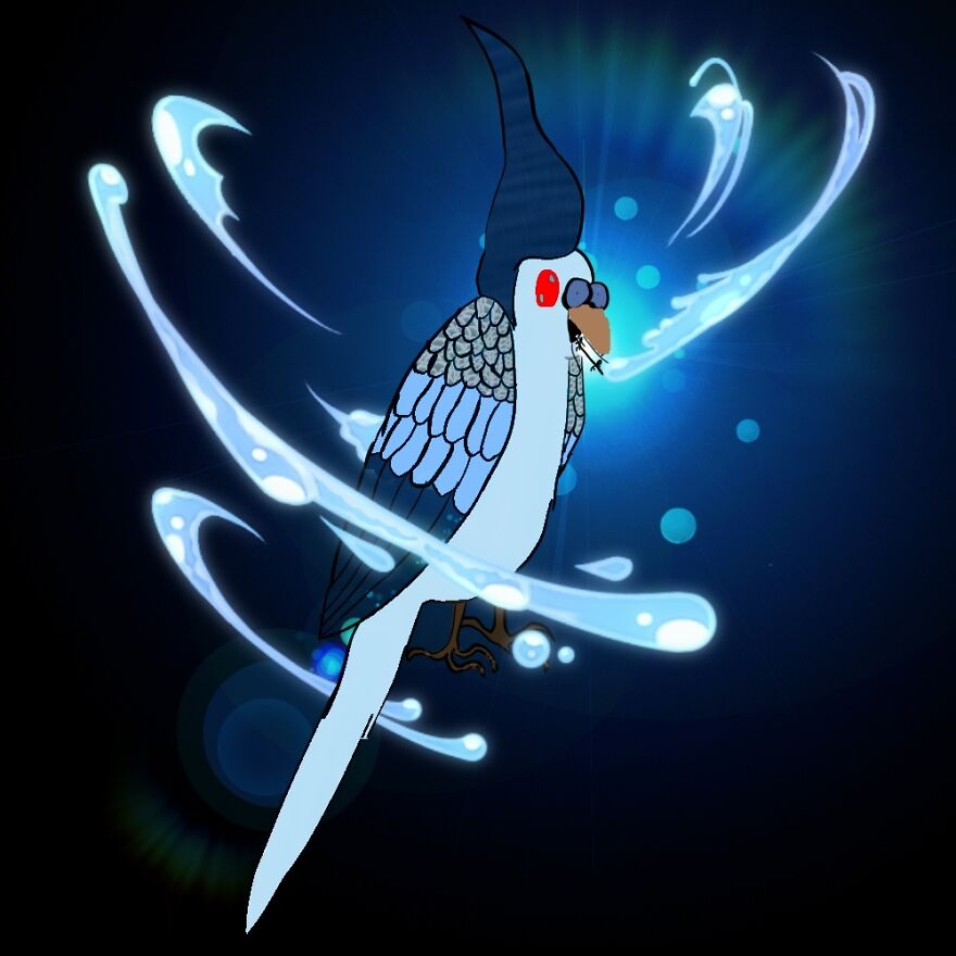 Evil Quiff Birb Demands Worship