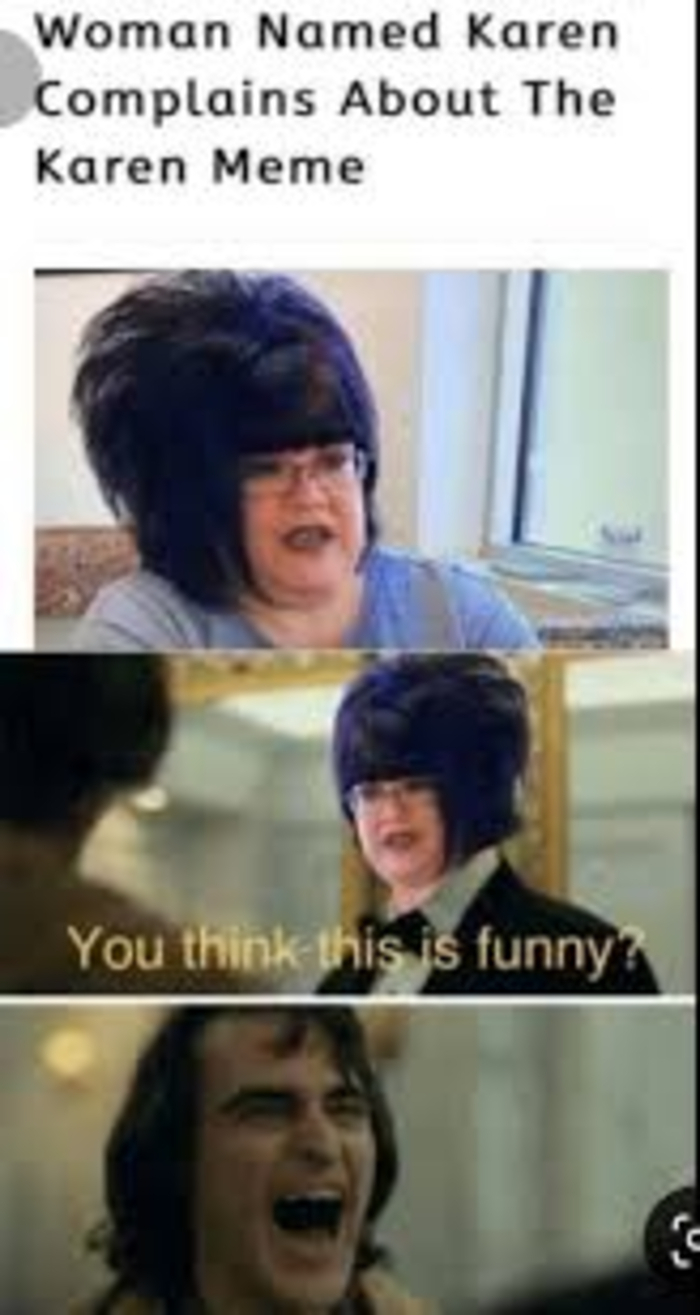 Me: Laughing In Her Face