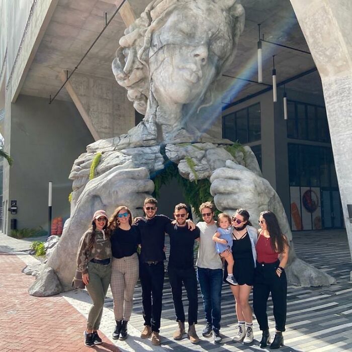 Giant Sculpture Of A Woman Opening Her Chest To Reveal A Fern-Covered Tunnel Appears In Florida
