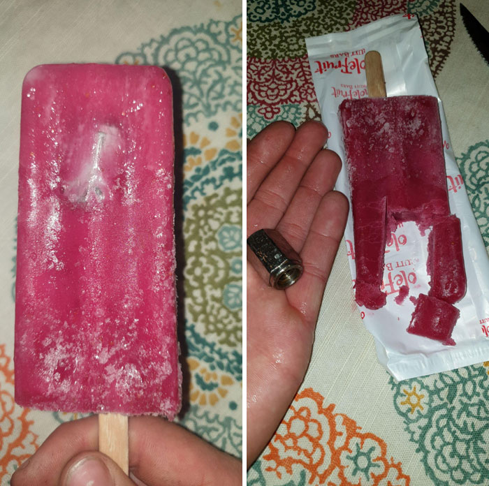 Just Found A Lug Nut In My Fruit Bar