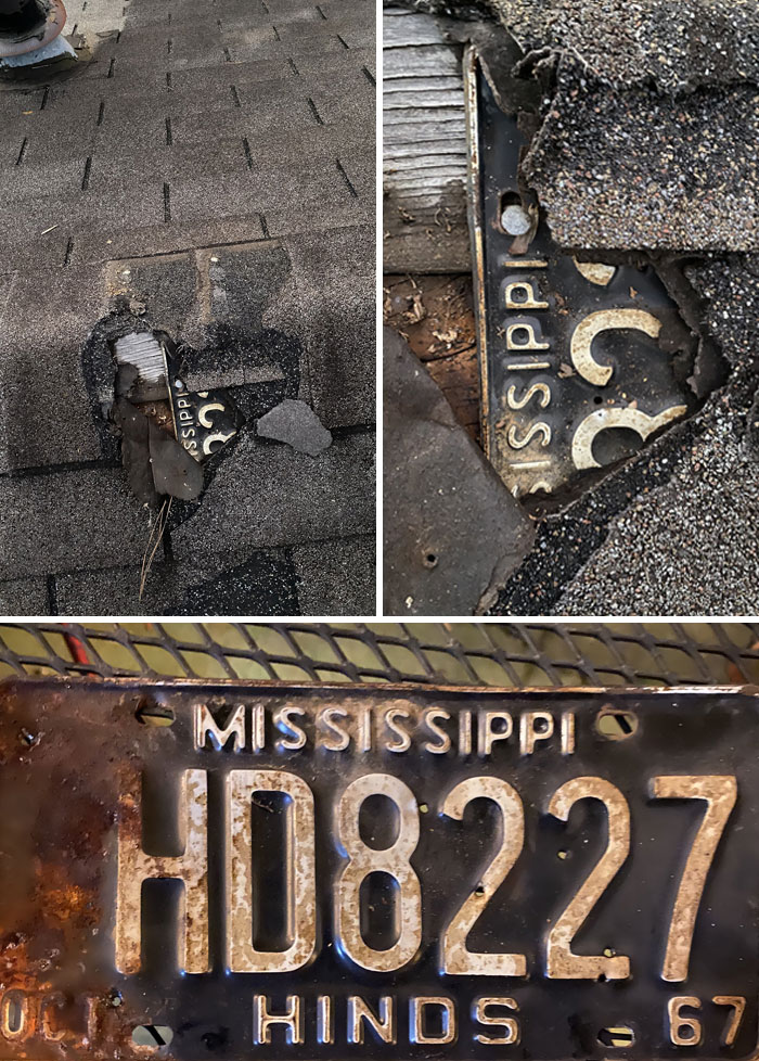 I Was Going To Fix Some Leaks I Have On My Roof And Look What I Found. The House Was Built In 1941