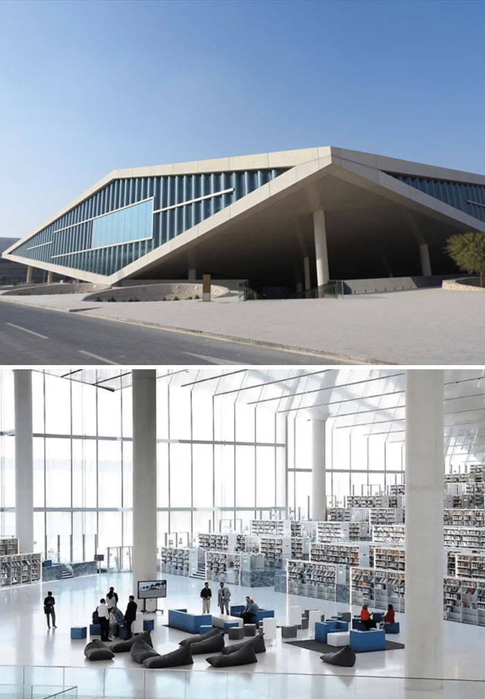 Qatar National Library In Doha, Qatar