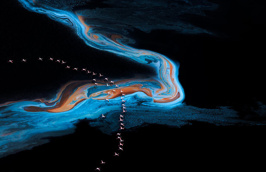 Category Landscapes: Highly Commended, 'Flyover' By Jie Fischer