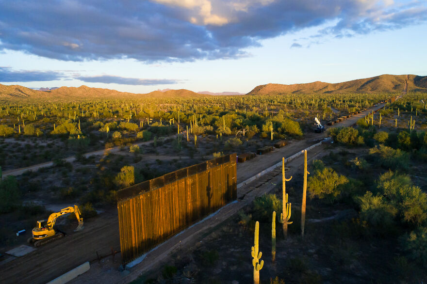 Category Fred Hazelhoff Portfolio Award: Winner, 'Border Wall Project' By Alejandro Prieto