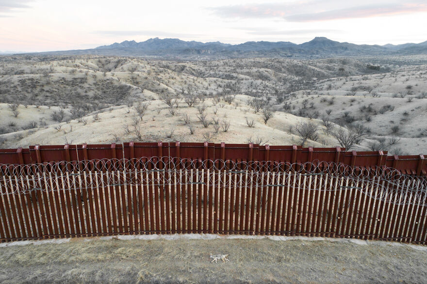 Category Fred Hazelhoff Portfolio Award: Winner, 'Border Wall Project' By Alejandro Prieto