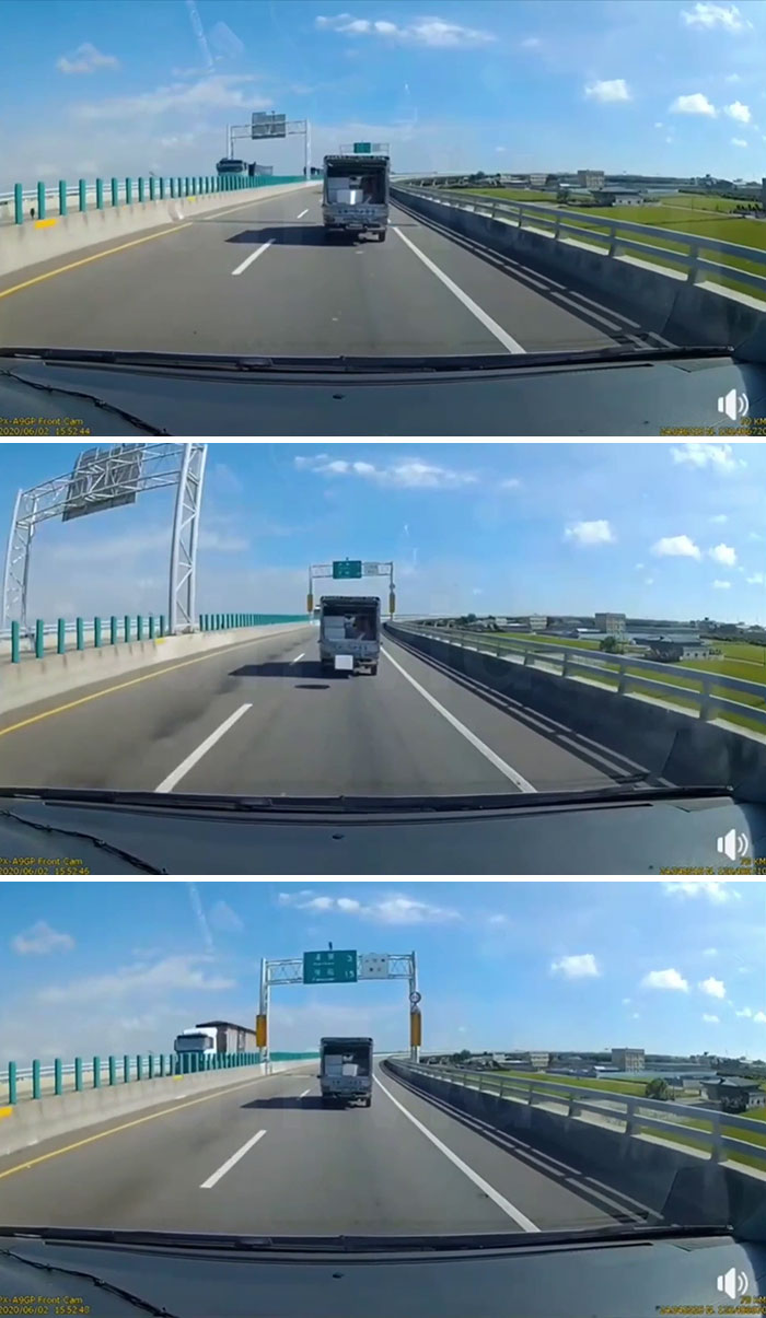 Styrofoam Box Jumped Back Into The Van... Twice !