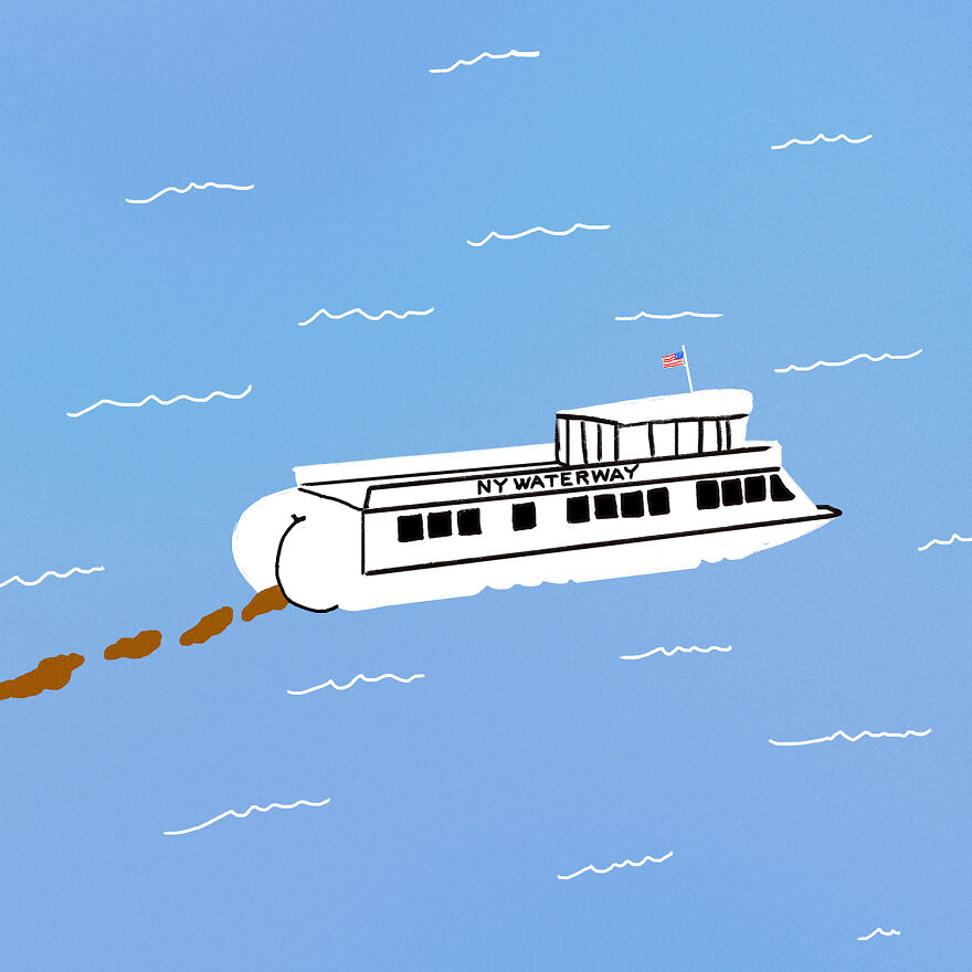 NY Ferries Dumping Sewage Into The Hudson