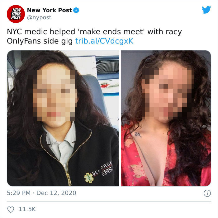 Paramedic Who 'Made Ends Meet' With A Side Job On OnlyFans And Got Her Identity Revealed Shares Her Side Of The Story