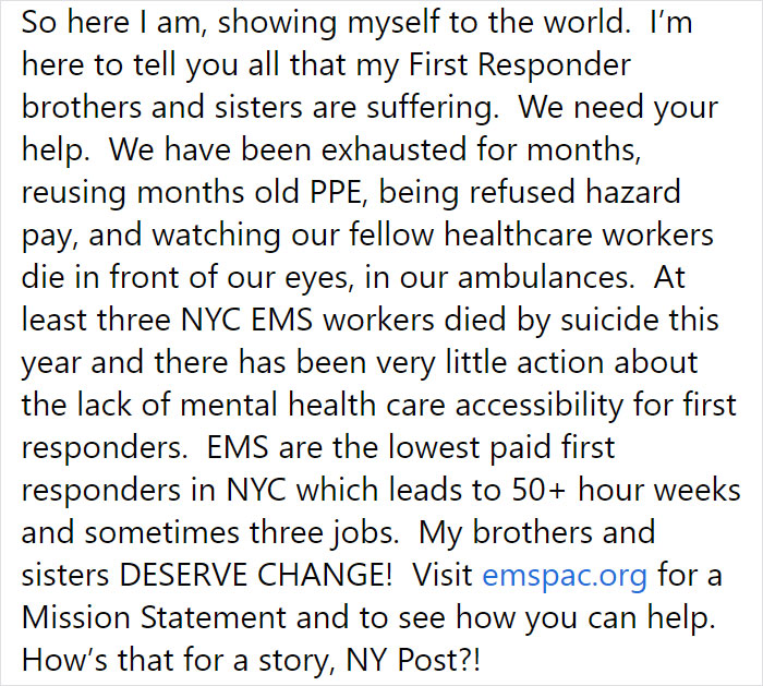 Paramedic Who 'Made Ends Meet' With A Side Job On OnlyFans And Got Her Identity Revealed Shares Her Side Of The Story