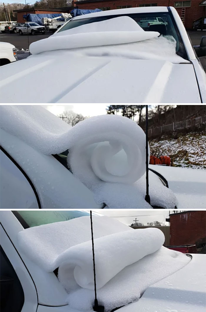 The Way The Snow Rolled Off My Windshield