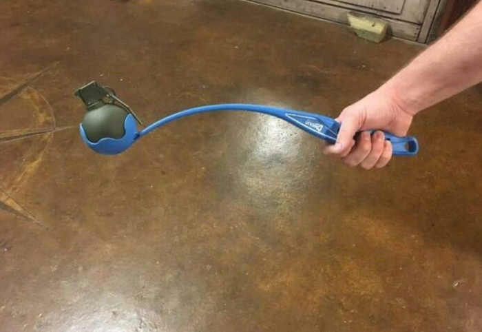 The Way This Frag Grenade Fits Into Robo Arm