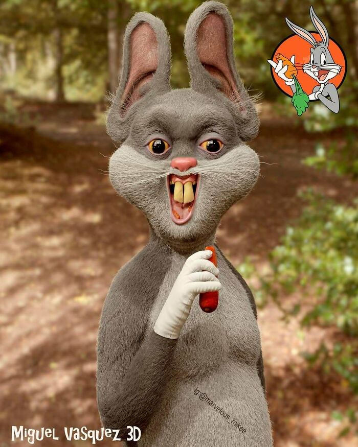 Welp Here He Is My Little Rabbit He Looks Like Bugs Bunny Right